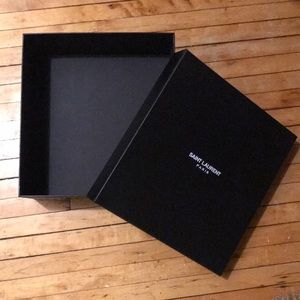 Original saint Laurent shoe box (booties size)